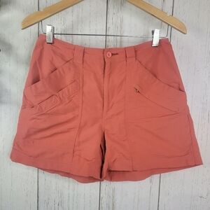 Royal Robbins outdoor + travel orange shorts